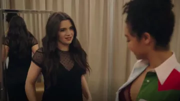 Maje Tribor Sheer Mesh Detail Top worn by Jane Sloan (Katie Stevens) in The Bold Type (S02E01)