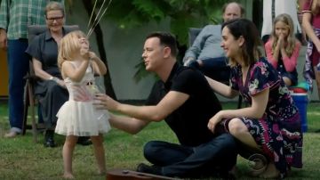 Marc Jacobs Floral Print Tie Dress worn by Jen (Zoe Lister-Jones) in Life in Pieces (S03E01)