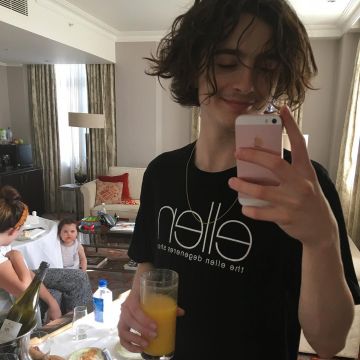 The t-shirt Ellen Show Timothy Chalamet on his account Instagram @tchalamet
