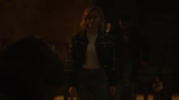 Forever 21 Colorblock Plaid Cropped Windbreaker worn by Dagger (Olivia Holt) in Marvel's Cloak & Dagger (S02E03)