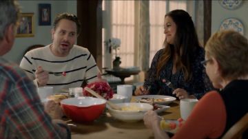 J. Crew Cotton Wool Crewneck Sweater worn by Thomas Sadoski in Life in Pieces (S03E06)