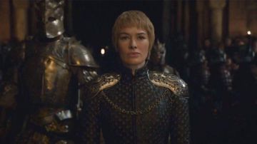 The costume of the coronation of Cersei Lannister (Lena Headey) in Game of Thrones S06E10