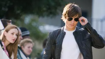 Leather jacket worn by Mike O'Donnell (Zac Efron) as seen in 17 Again