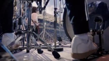 The sneakers worn by Roger Taylor (Ben Hardy) during Live Aid in Bohemian Rhapsody