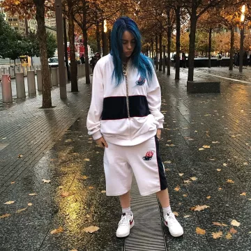 Sneakers Nike Air Force Billie Eilish on his account Instagram @wherearetheavocados