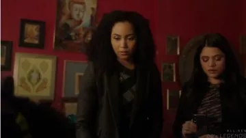 Hugo Boss Double Breasted Coat worn by Macy Vaughn (Madeleine Mantock) in Charmed (S01E18)