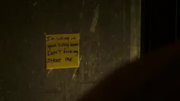 Original Post-it Note used by Matt Graver (Josh Brolin) as seen in Sicario: Day of the Soldado