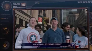 The T-shirt shield Captain America in the Avengers