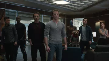 Grey Shirt worn by Steve Rogers / Captain America (Chris Evans) in Avengers: Endgame