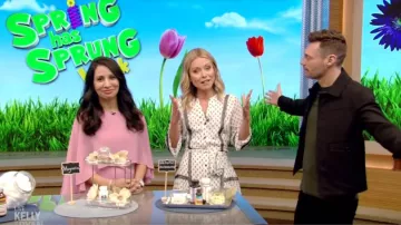 Shoshanna Sandrelli Dress worn by Kelly Ripa on LIVE with Kelly and Ryan April 24, 2019