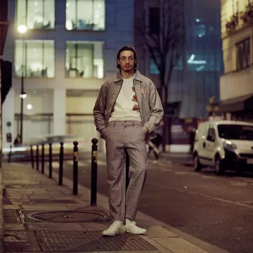 The chequer Walk in Paris Roméo Elvis on his account Instagram @elvis.romeo