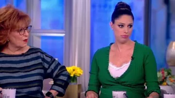 Milly Bord à Volants Robe Wrap porté par Abby Huntsman sur La Vue 21 février 2019