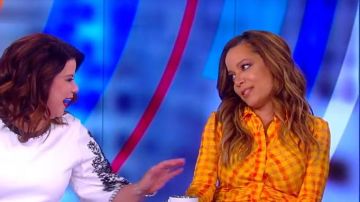 Altuzarra  Ruched Gingham Midi Shirtdress worn by Sunny Hostin on The View March 14, 2019