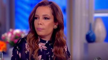 Co  Printed silk midi dress worn by Sunny Hostin Buying on The View February 28, 2019
