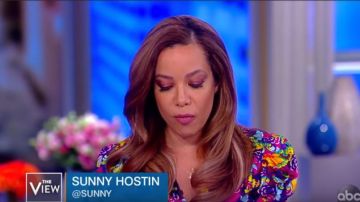 Saloni Lea floral-print silk crepe de chine dress worn by Sunny Hostin on The View March 13, 2019
