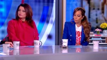 Balmain Double-breasted woven blazer worn by Sunny Hostin on The View March 08, 2019