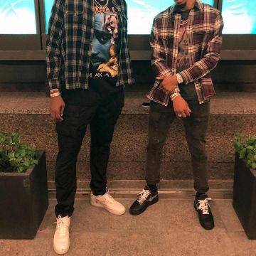 Las 10 : Zapatillas Nike Air Force 1 Low "Off White" usadas por Tristan Thompson en su cuenta de Instagram @realtristan13