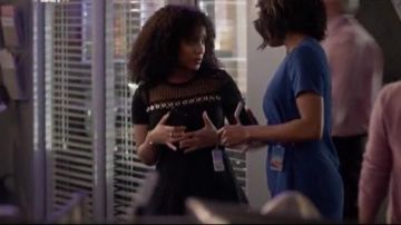 Maje  Jenner Lace Midi Skirt worn by Raney Branch in Being Mary Jane (S04E15)