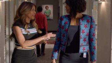 Diane von Furstenberg Hadlie Vestido usado por Kara (Lisa Vidal) en Being Mary Jane (S04E15)