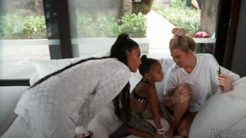 Louis Vuitton Supreme X Limited Edition White Pyjamas Top worn by Herself (Kim Kardashian West) in Keeping Up with the Kardashians (S16E03)