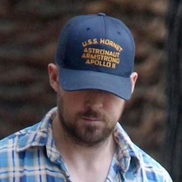 Baseball cap worn by Ryan Gosling for solo lunch in LA July 2018