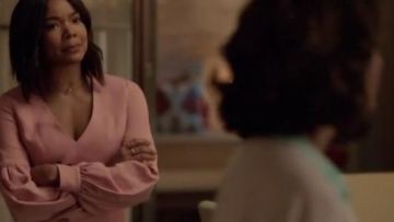 Alexis Ellena reunió el mini vestido de crepé usado por Mary Jane Paul (Gabrielle Union) en Being Mary Jane (S04E18)