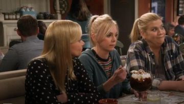 James Perse Vintage Fleece Hoodie usado por Christy (Anna Faris) en Mamá (S06E20)