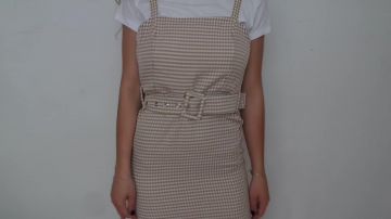 Robe avec ceinture de only carla makeup dans BIG HAUL PRINTEMPS 2019 (TRY-ON) ZARA, STRADIVARIUS, PULL&BEAR...