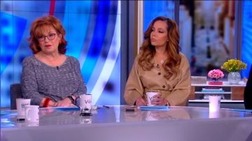 Eileen Fisher Bateau Cou à Manches Longues en Tricot de Haut porté par Joy Behar sur La Vue (du 1er avril 2019)