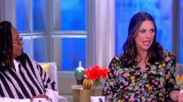 Gerard Darel Floral Jumpsuit Nathalie worn by Abby Huntsman on The View April 23, 2019