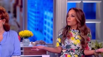 Zara Floral Print Dress worn by Sunny Hostin on The View April 25, 2019