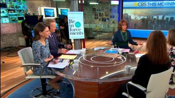 Erdem Floral-Print Jersey Dress worn by Bianna Golodryga on CBS This Morning March 26, 2019