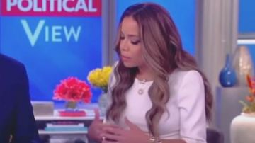 Antonio Berardi Stretch-cady dress worn by Sunny Hostin on The View April 26, 2019