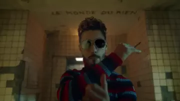 Les lunettes de soleil portées par N.O.S dans le clip Au DD de PNL