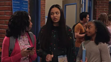 Ranna Gill Egret Embroidered Top worn by Xuan (Tiana Le) in No Good Nick (S01E07)