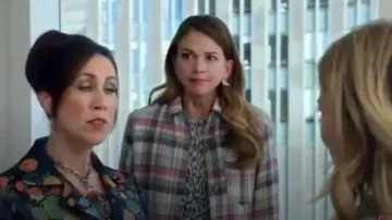 Pamela Love Feather Silver Onyx Earrings worn by Liza Miller (Sutton Foster) in Younger (S01E04)