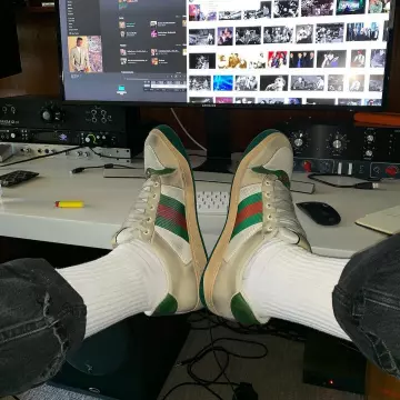 Sneakers Gucci worn by Charlie Puth on his account Instagram