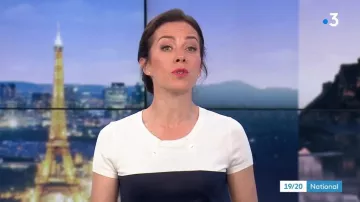 Le pull bicolore en soie coton de Virna Sacchi dans le 19/20,le 02.05.2019