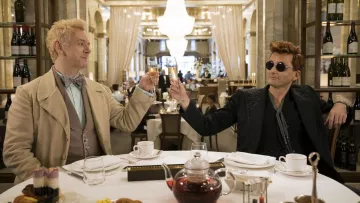 Gafas de sol Steampunk de Aziraphale (Michael Sheen) en Good Omens Temporada 1