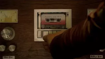La réplique de la cassette audio Awesome Mix Vol. 2 de Peter Quill (Chris Pratt) dans Les Gardiens de la galaxie 2