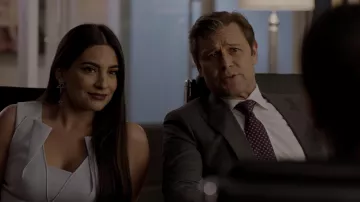 La robe Roland Mouret portée par Fallon Carrington (Elizabeth Gillies) dans Dynastie (S02E19)