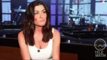 Le pendentif en argent et pierre onyx noire de Jenifer dans Télématin le 04.05.2019