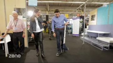 The legging black pregnancy of Ophélie Meunier in Area interditedu 05/05/2019