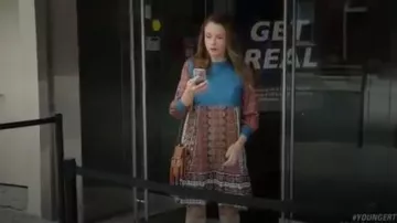 Chloe Jane Tassel-Garniture en Cuir Sac à Bandoulière porté par Liza Miller (Sutton Foster) chez les Jeunes (S03E12)