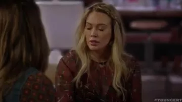 IRO Ressey Dress worn by Kelsey Peters (Hilary Duff) in Younger (S04E01)
