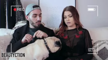 The top tulle with pink Urban Outfitters of EnjoyPhoenix in the YouTube video I'VE NEVER... VERSION SHOCK FT/ ENJOYPHOENIX | Beautyction