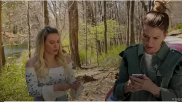 Erdem Bella Sweater worn by Kelsey Peters (Hilary Duff) in Younger (S04E03)
