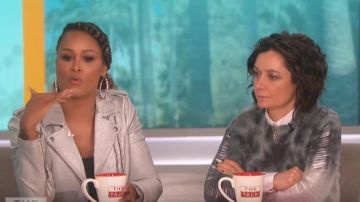 Joie Leolani Leather Jacket worn by Eve on The Talk April 24, 2019