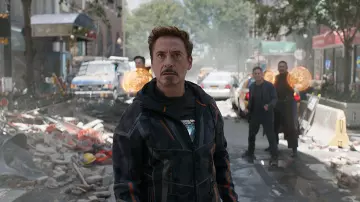 Camouflage Jacket worn by Tony Stark (Robert Downey Jr.) as seen in Avengers: Infinity War
