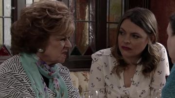 Oasis Anchor Shirt worn by Tracy Barlow (Dawn Acton) in Coronation Street May 6, 2019